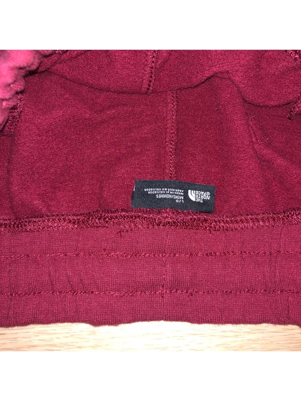 THE NORTH FACE SWEATPANTS JOGGERS HERITAGE PATCH RED BLACK MENS SIZE LARGE